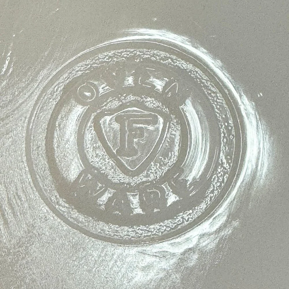 Vintage Federal Glass Mixing Bowl Oven Ware Turquoise Atomic Star MCM 3 QT - Picture 2 of 11